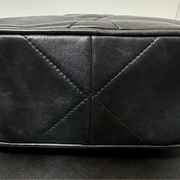 Authentic CHANEL Lambskin Quilted Tassel Camera Case Black - Picture 9 of 12